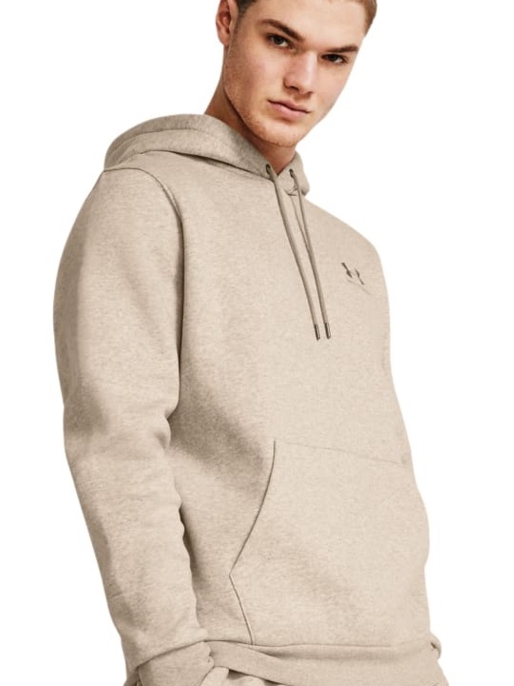 Under Armour Men's Beige Pullover Hoodie
